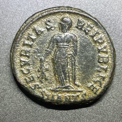 327-329 AD Roman Imperial Helena - Securitas - additional view