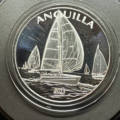 2023 1 oz EC8 Anguilla Regatta Silver Coin 