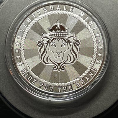 1 oz Scottsdale Cowboy .9999 Silver Round buffalo  - additional view