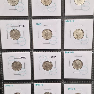 Mercury dimes 