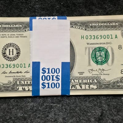 2013 $2 Full strap of 50