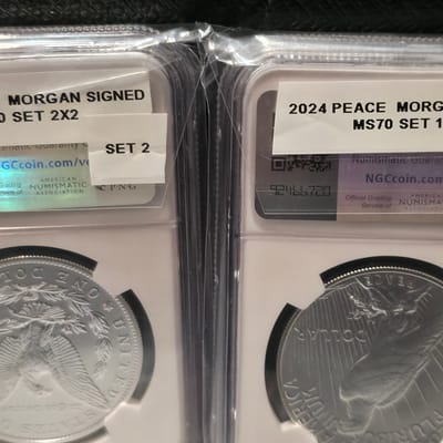 2024 Morgan/Peace Dollar Set  - additional view