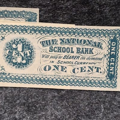 National School bank notes  - additional view