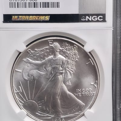 1986-S Silver Eagle MS69 Ultra Breaks