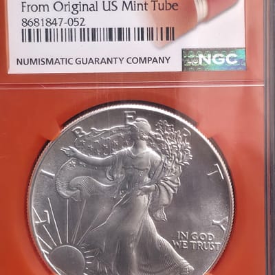 1986-S Silver Eagle MS69 
