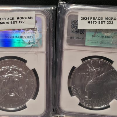 2024 Morgan/Peace Dollar Set  - additional view
