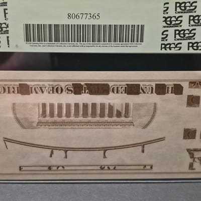 Giori press test note - additional view