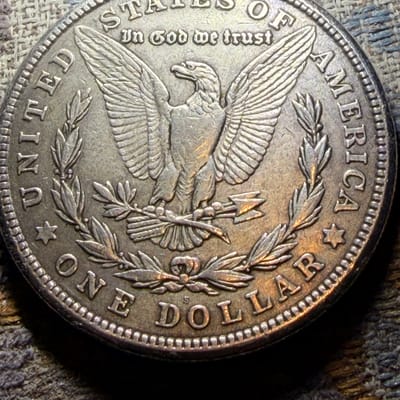 1921 S Morgan Silver Dollar 90% U.S coin - additional view