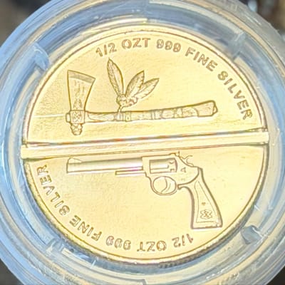 Silver WesternWarrior Round 1oz Divisible .999
