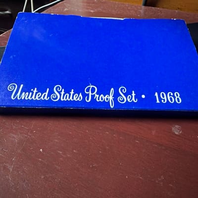 United States proof set 1968 s. 5 coins lot .