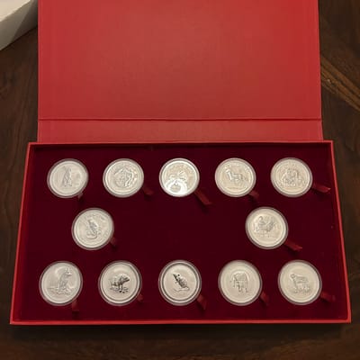 Perth Mint Lunar Silver 1 0z coin set. 12 coins! - additional view