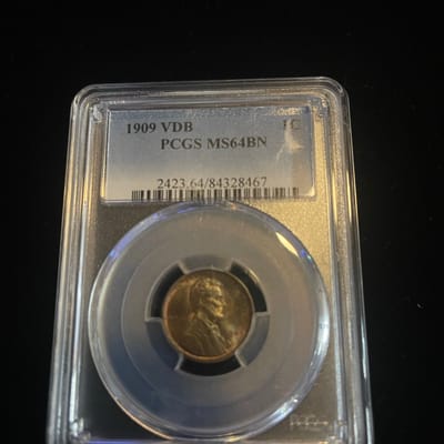 1909 VDB PCGS MS64BN Penny