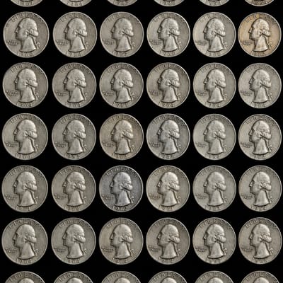 $3 Below Spot! - Lot of (4) 90% Silver Quarters 