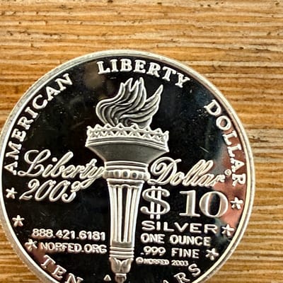 RARE NORFED 2003 $10 - additional view