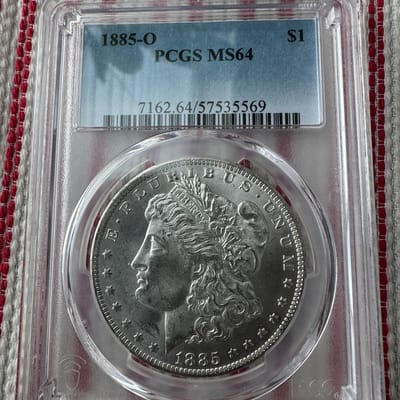 1885 O MS 64 Morgan Silver Dollar