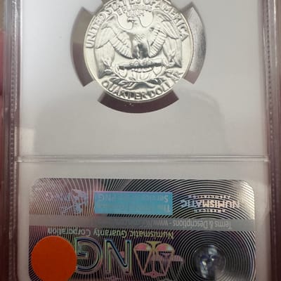 1952 PF 67 Silver Washington Quarter - additional view