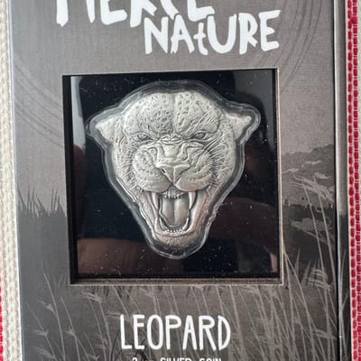 Fierce Nature 2oz Leopard #168 of 2,000 Minted!