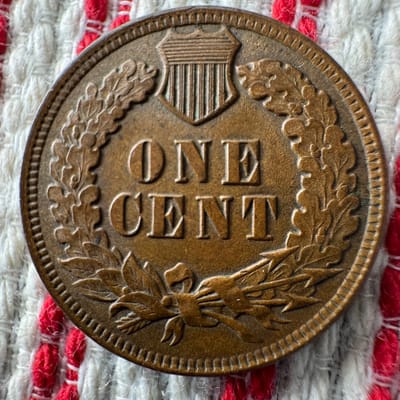 1901 Indian Head Cent Uncirculated - additional view