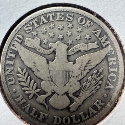 1912 Barber Half Dollar - additional view