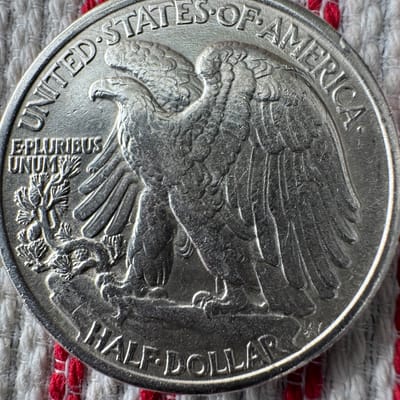 1934 Walking Liberty Silver Half Dollar - additional view