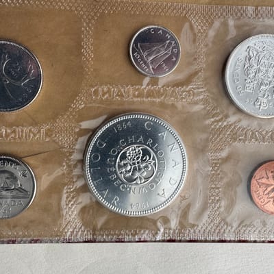 1964 Canada Proof Like Silver Coin Set 1.11 ASW - additional view