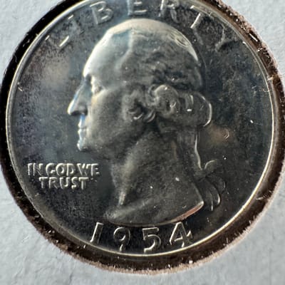 1954 Proof Washington Silver Quarter