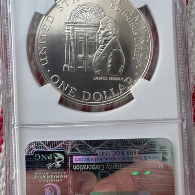 1992-D White House Bicentennial Modern Silver Comm - additional view
