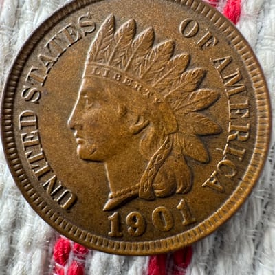1901 Indian Head Cent Uncirculated