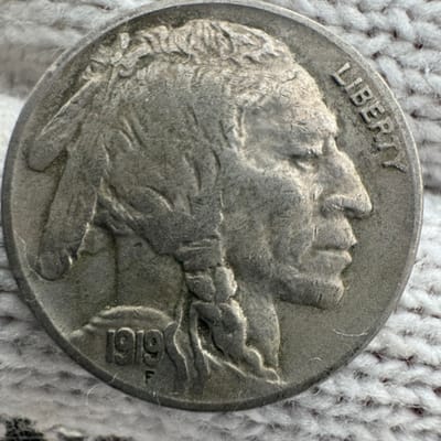 1919 Buffalo Five Cents