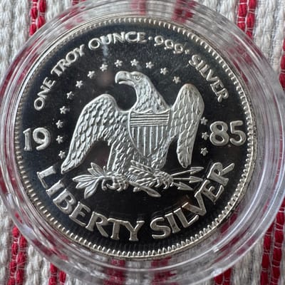 1985 A Mark Vintage 1oz .999