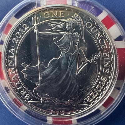 2012 1 oz Britannia With Box Nice Tone