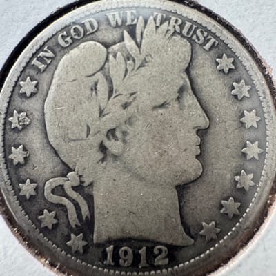 1912 Barber Half Dollar