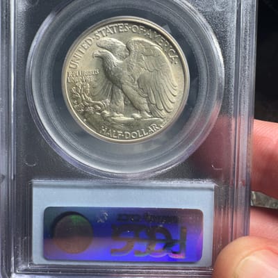 1946 D Walking Liberty MS 66 - additional view