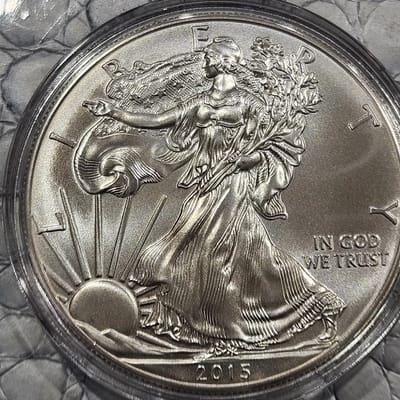 Share 2015 1 oz American Silver Eagle in capsule