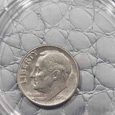 1946 S Roosevelt Silver Dime Circulated 10c