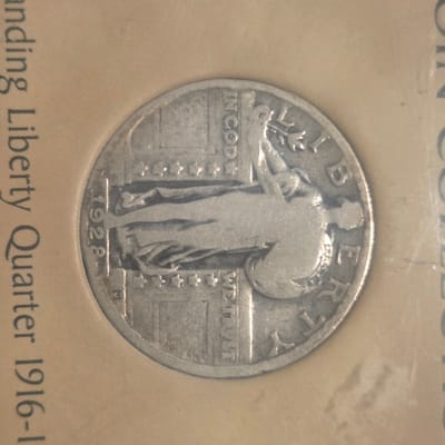 Liberty coin collection standing liberty quater 