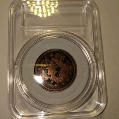 1837 Coronet Head Large Cent OLD Copper Penny 