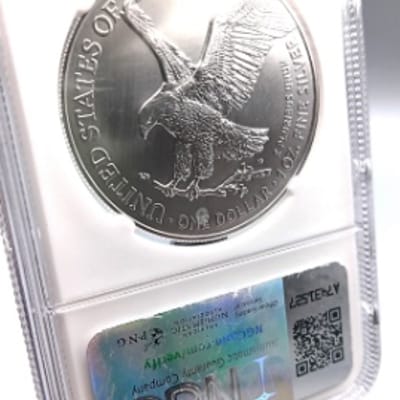 2024 (P) American Silver Eagle Star Privy NGC Gem  - additional view
