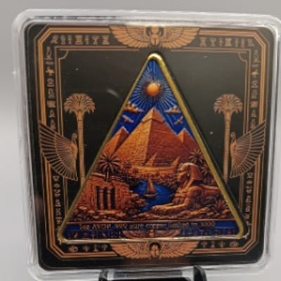 Pharaoh's Promise 1 oz Colorized Copper Bar .999  - additional view