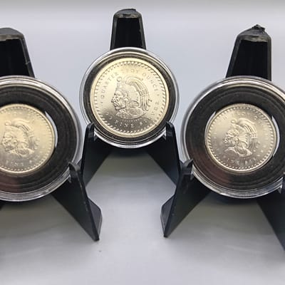 Fractional .999 Silver Aztec Calendar Round Lot — 