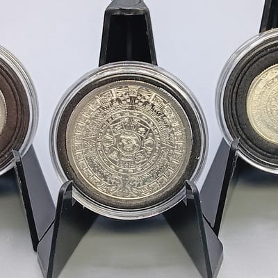 Fractional .999 Silver Aztec Calendar Round Lot —  - additional view