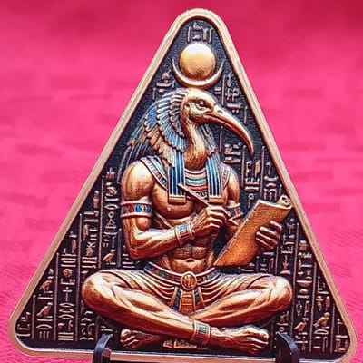 Gold Gilded Toromint Thoth 1 oz .999 Fine Copper 