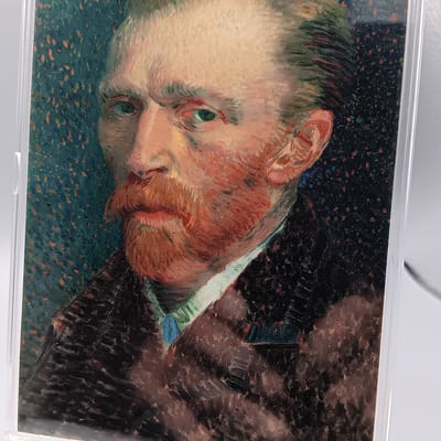  2026 Ghana 5g Silver Foil Van Gogh Self Portrait