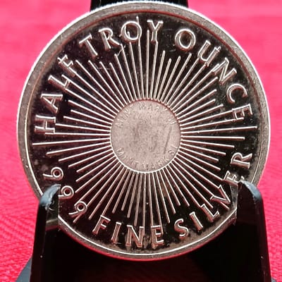  1/2 oz .999 Silver with "Sunshine Minting" Design - additional view
