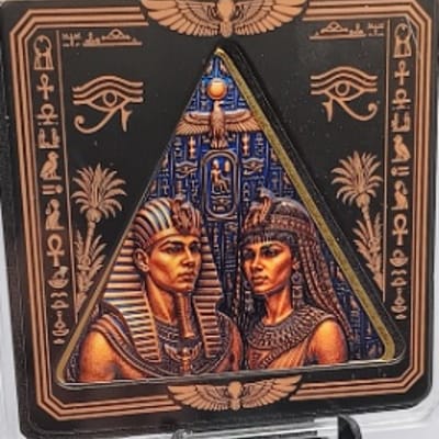 Pharaoh's Promise 1 oz Colorized Copper Bar .999 