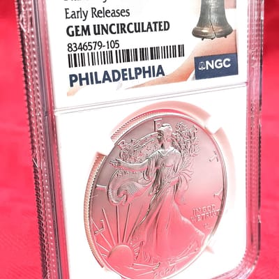 2024 (P) American Silver Eagle Star Privy NGC Gem 