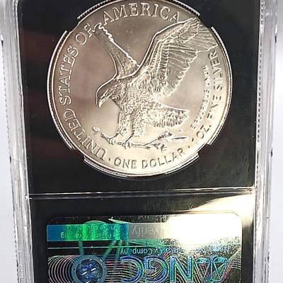 2025- American Silver Eagle Eagle Privy Mark NGCX - additional view