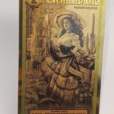 2025 1 Arizona ALPHA GOLDBACK AURUM 24KT  1/1000