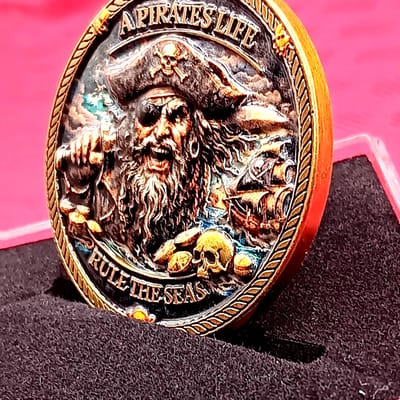2026 Pirate's Life Rule Colorized 1 oz Copper