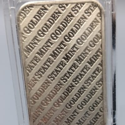 1 oz. Golden State Mint Silver Bar .999 In Capsule - additional view